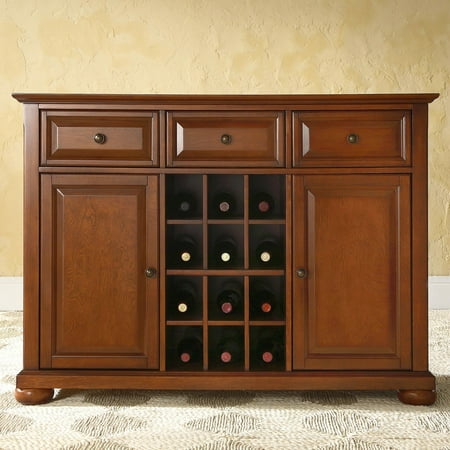 Buffet Server Sideboard - Crosley Furniture Alexandra Buffet Server and Sideboard Cabinet with Wine Storage