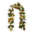 thumbnail image 2 of Artificial Maple Leaf Garland, 69 Inch Faux Vine For Fireplace Door Railing Wall Decor, Halloween Decor Thanksgiving Decor Fall Decor Autumn Harvest Party Holiday Decoration, 2 of 6