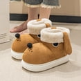 thumbnail image 2 of Hifoo Cute Dog Boot Slippers For Kids Winter Warm Shoes For Boys Girls Indoor Outdoor Comfort Toddler Child Footwear, 2 of 8