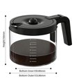 thumbnail image 3 of 12 Cup Glass Coffee Maker Replacement For Brewing Unit 5000 5500 K5600, 3 of 8