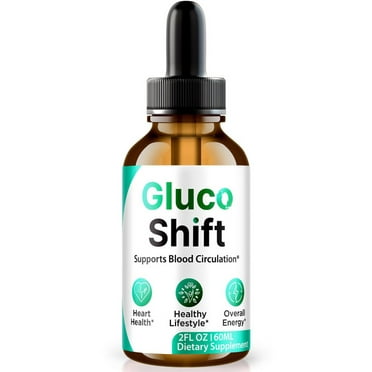 Gluco Shift Drops, Advanced Blood Support Liquid Drops, All Natural Formula to Maintain Healthy Levels, Dietary Supplement for Overall Wellness, GlucoShift Reviews (30 Servings)