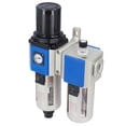 thumbnail image 1 of Water Oil Trap Separator, 3 Kinds Drainage Efficient Removal Adjustable Compressed Air Filter Regulator Lubricator Combo  For Filtering GFC400-15, 1 of 8