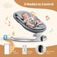 thumbnail image 2 of Baby Swing Smelluck — Aplicación exclusiva Bluetooth de 5 velocidades, color gris, 2 of 9