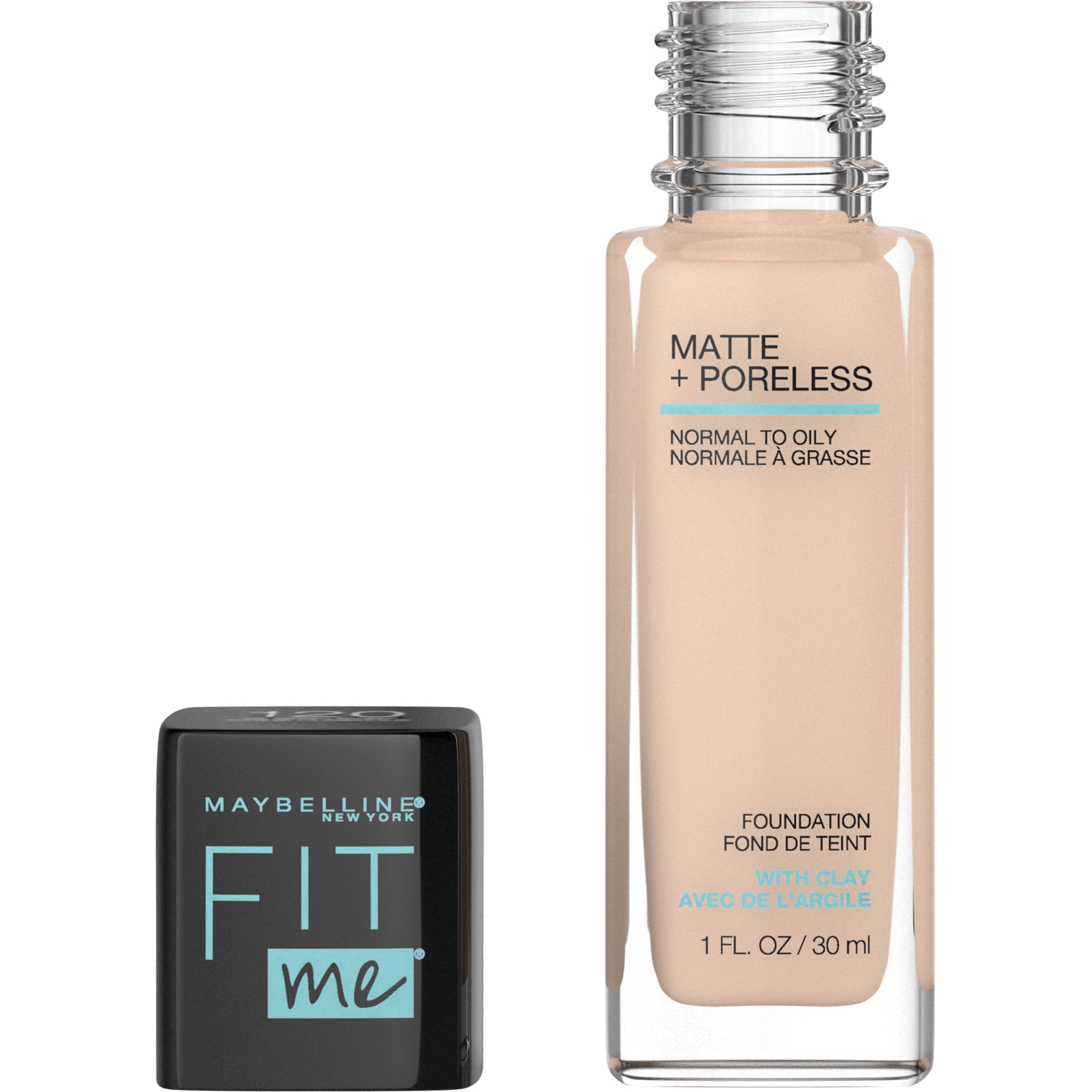 Maybelline Fit Me Matte Poreless Liquid Foundation Makeup Classic Ivory 1 Fl Oz Walmart Com Walmart Com