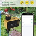 thumbnail image 3 of Controlador De Riego Automático, Panel Solar WiFi Temporizador De Agua Aplicación Control Remoto Sensor De Lluvia G3/4 Hembra Para Césped, 3 of 7