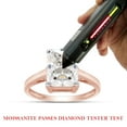 thumbnail image 7 of 1 3/4 ct. t.w 8X6MM Emerald Cut Lab Created Moissanite Diamond Solitaire Engagement Ring For Women In 14K Solid Rose Gold (G-H Color, VVS1 Clarity,1.75 Cttw)-9, 7 of 7