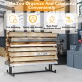 thumbnail image 6 of 2100 lb Heavy Duty Storage Rack, 5-Shelf Industrial Shelving Unit, 59"W x 35.4"D x 66"H, Steel Double-Side, Garage Warehouse Shop Organizer, 6 of 7