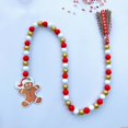 thumbnail image 5 of Abcelit 2pcs Christmas Wood Bead Garland with Tassels Farmhouse Rustic Kid Room Wall Hanging Ornaments Party Decor Supplies, 5 of 6