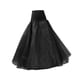 thumbnail image 2 of Enagua para vestido de novia, enagua de un solo aro, larga hasta el suelo, falda de crinolina para vestido de novia, color negro, 2 of 9