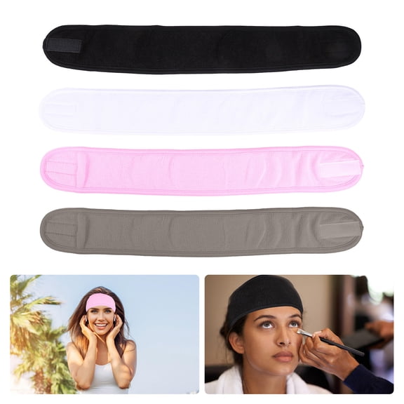 CRILSTYLEO Hair Band for Girls Makeup and White Color Round Shape Adjustable Length