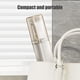 thumbnail image 5 of Travel Toothbrush Storage Box Set | 3-in-1 Portable Toothbrush Cup with Mouthwash Container, Toothpaste Squeezer | White, Gray, Coffee | ABS Plastic | 22.5x7 cm | Leak-Proof | Travel Essentials, 5 of 6