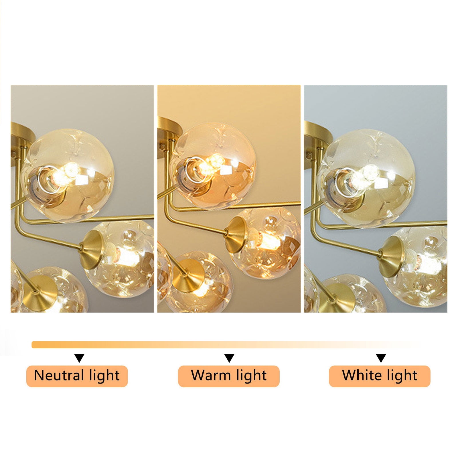 Gold Ceiling Light, Ceiling Light Fixture, Ceiling Lamp For Lighting Children'S Rooms, Living Rooms, Dining Rooms, Studies