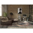 thumbnail image 2 of Abbott Computer Desk with Bookshelf, French Oak Grey/Black, 2 of 8