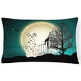 thumbnail image 1 of Halloween Scary Dalmatian Canvas Fabric Decorative Pillow, 1 of 3