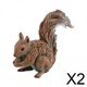 thumbnail image 1 of 2 Figuras De Animales, Adorno Moderno, Lindo Para Sala De Estar, Mesa, Dormitorio, 5,5x2,4x4,6 Cm, Ardilla, 1 of 10