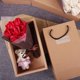 thumbnail image 1 of Caja de regalo con 7 rosas y tapa dura con flores de jabón, regalo creativo para hacer tú mismo, actividades de empresa, cumpleaños para enviar a tu novia, 1 of 4