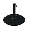 California Umbrella Cast Iron Umbrella Base in Black