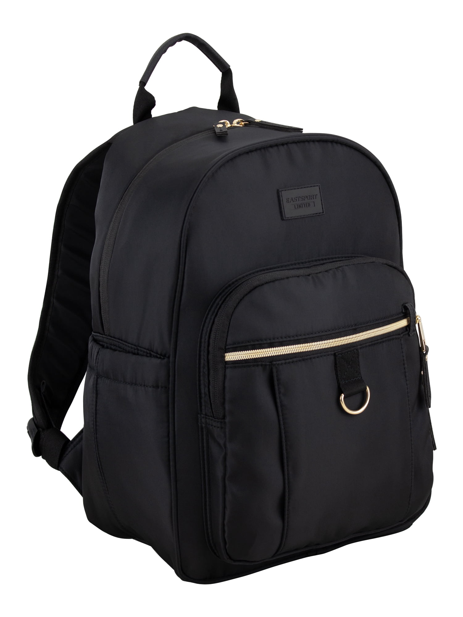 Eastsport Unisex Limited Jules Backpack, Black/Gold