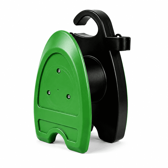 Fykuq Portable Garden Hose Reel Holder, Wall-Mountable & Freestanding Hose Storage Rack with Carry Handle, Thickened PP Garden Hose Organizer for Yard, Lawn, Gardening & Car Washing