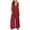 2-wine jumpsuits for women, variant on UPPADA Jumpsuits for Women Dressy Sleeveless Overalls Jumpsuit Casual Solid Summer Fall Wide Leg Bib Bibbed Pants with Pockets Present for Women Blue,L