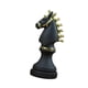 thumbnail image 1 of Estatua de piezas de ajedrez con pintura dorada, resina, regalo para escritorio, sala de estar, oficina, color negro. Pequeña, 1 of 7