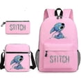 thumbnail image 1 of Mochila Lilo Stitch, conjunto de tres piezas, bolso escolar para niños, regalo para niño y niña, 1 of 4