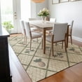 thumbnail image 6 of Addison Rugs Mayfield Washable Kitchen Bamboo & Pineapples Palm Rectangle Rug, 5' x 7'6", 6 of 6