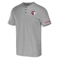 thumbnail image 2 of Men's Darius Rucker Collection by Fanatics Heather Gray Cleveland Guardians Henley T-Shirt, 2 of 3