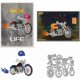 thumbnail image 1 of Troqueles de corte de motocicletas de metal, plantillas de acero al carbono para manualidades, decoración de tarjetas y álbumes de recortes., 1 of 9