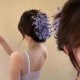 thumbnail image 2 of Spider Lily Duckbill Hair Clip Hair Accessory for Women Minimalist Aesthetic Headpiece Decorative Hair Ornament, 2 of 5