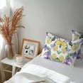 thumbnail image 5 of Outdoor Waterproof Pillow Covers Pack of 2, Summer Plant Vintage Purple Floral Lemon Farm Decorative Throw Pillowcases Cushion Covers for Garden Patio Tent Sofa Couch, 20x12 inch, 5 of 8