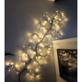 thumbnail image 5 of 1pc 96 LED Willow Vine Lights - 6Ft Flexible Brown Vine Fairy Lights with 8 Modes Twinkle Artificial Tree Branches - USB Powered for Indoor Room Home Decor, Wedding Party, Christmas Decorations, 5 of 10