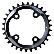 Sram, 38T, 11 sp, BCD 76mm, 4-Bolt, XX1, Outer Chainring, For X-Sync, Aluminum, Black, 11.6218.004.005