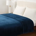 thumbnail image 2 of Berkshire Blanket Eco Plush Bed Blanket, Navy, King, 2 of 5