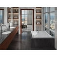 thumbnail image 2 of Malibu Home Delray ADA Massaging Air Jet Bathtub 60"x 42"x 18" in Biscuit, 2 of 5