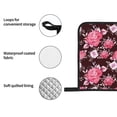 thumbnail image 4 of Pofeuu Rose Flowers Print Oven Mitts and Pot Holders 4 pcs Set,High Heat Resistant 500 Degree Extra Thicken Long Kitchen Cotton Oven Glove for Cooking, 4 of 6