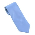 BuyYourTies - Mens Solid Neck Tie - Blue - Walmart.com