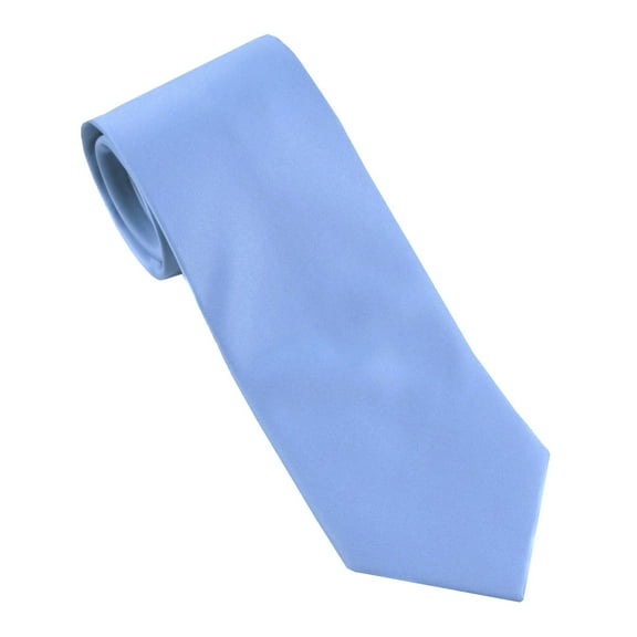 BuyYourTies - Mens Solid Neck Tie - Blue