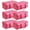 Pink-A, variant on 6 Pack Extra Heavy Duty Large Moving Bags with Comfortable Handle & Strong Zipper for Clothes, Moving Boxes Dorm College Packing Supplies (Pink)