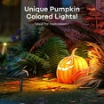 thumbnail image 5 of Linkind Halloween Solar Lights Outdoor, 50 LEDs IP67 Waterproof Solar Spotlights Outdoor, Color Changing Solar Landscape Lights for Patio, Garden, Pathway, Yard (6 Pack-Multicolor), 5 of 11