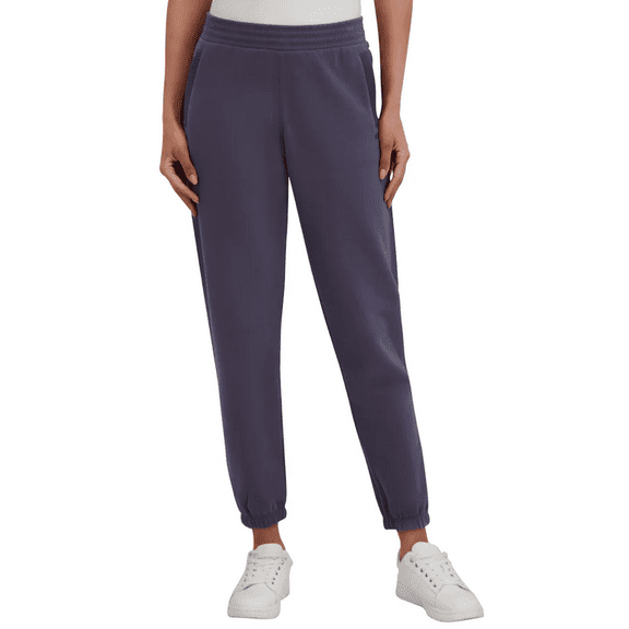 DKNY Women's Sport Fleece Jogger Gray Small
