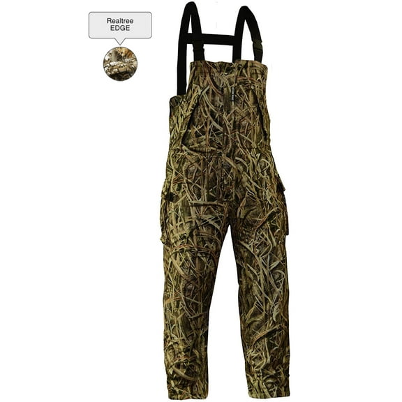 RIVERS WEST Adult Male Ambush Bib, Color: Realtree Edge, Size: L