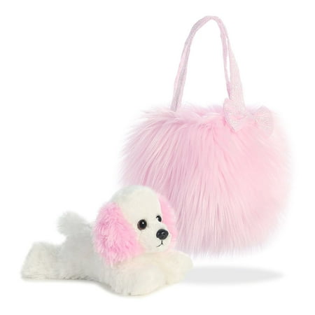 Fluffy Pals Light Pink Fancy Pal with Dog - Stuffed Animal Aurora Plush (32778)
