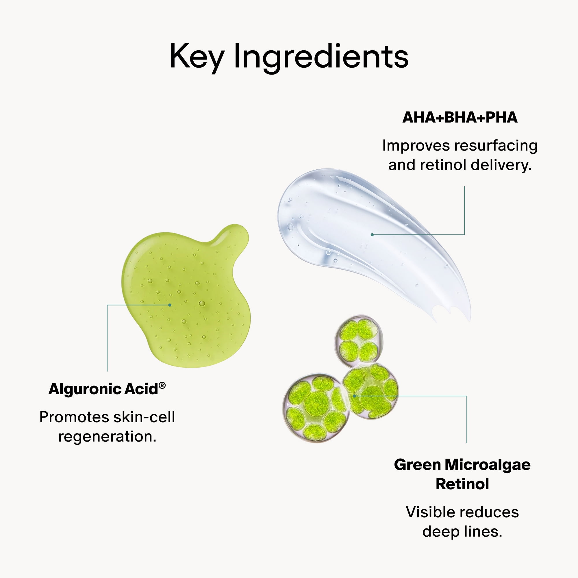 Algenist Green Microalgae Retinol+ Regenerating Serum - Anti Aging Serum with Plant Based, Time-Release Retinol - Evens Texture + Visibly Reduces Deep Lines & Wrinkles with Minimal Irritation (1 oz)
