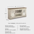 thumbnail image 4 of Signature Design by Ashley Realyn 74" TV Stand in Chipped White and Brown, 4 of 10
