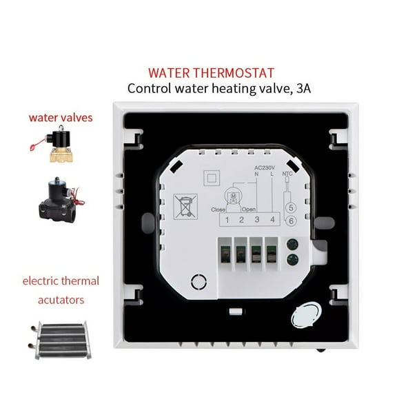 Tuya Smart Life WiFi Thermostat Temperature Controller For Gas Boiler/Water/Electric Floor Heating Water Wireless ,Save Energy