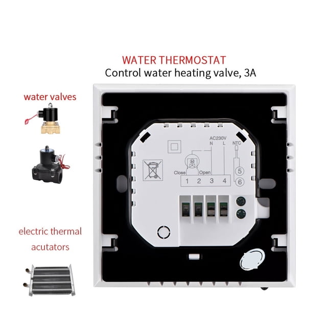 Tuya Smart Life WiFi Thermostat Temperature Controller For Gas Boiler/Water/Electric Floor Heating Water Wireless ,Easy to Install