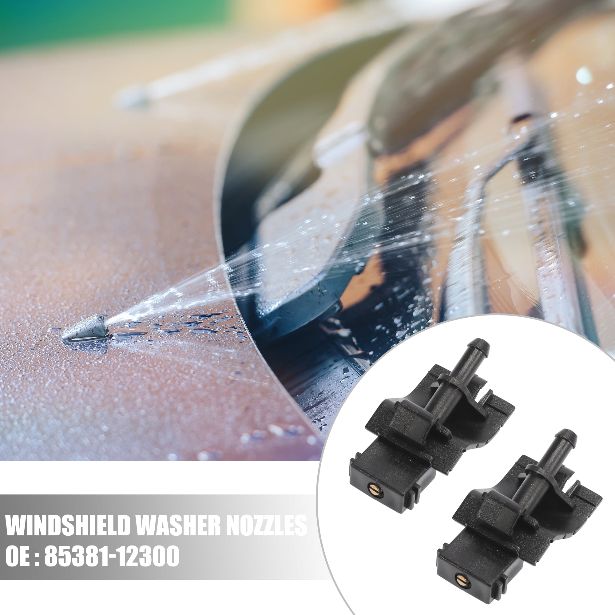 4pcs Car Front Windshield Wiper Washer Nozzle for Toyota Camry