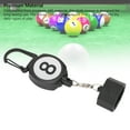 thumbnail image 4 of Pool Chalk Holder, Billiard Chalk Holder ABS Portable with Retractable Rope Buckle for Billiard Accessory, 4 of 7