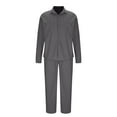 thumbnail image 5 of RYDCOT Men's Fashion Solid Corduroy 2-Piece Set Lapel Button Long Sleeve Shirt and Pants Casual Suit with Pocket Gray, 5 of 6